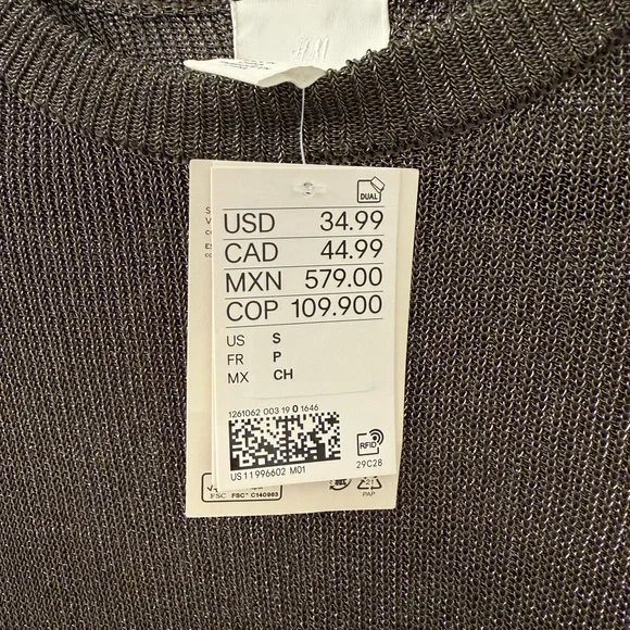 Metalic Women's Top - Picture 2 of 3